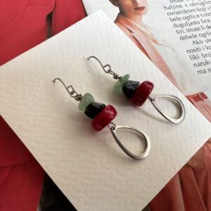 Naušnice Koraljna Kapljica